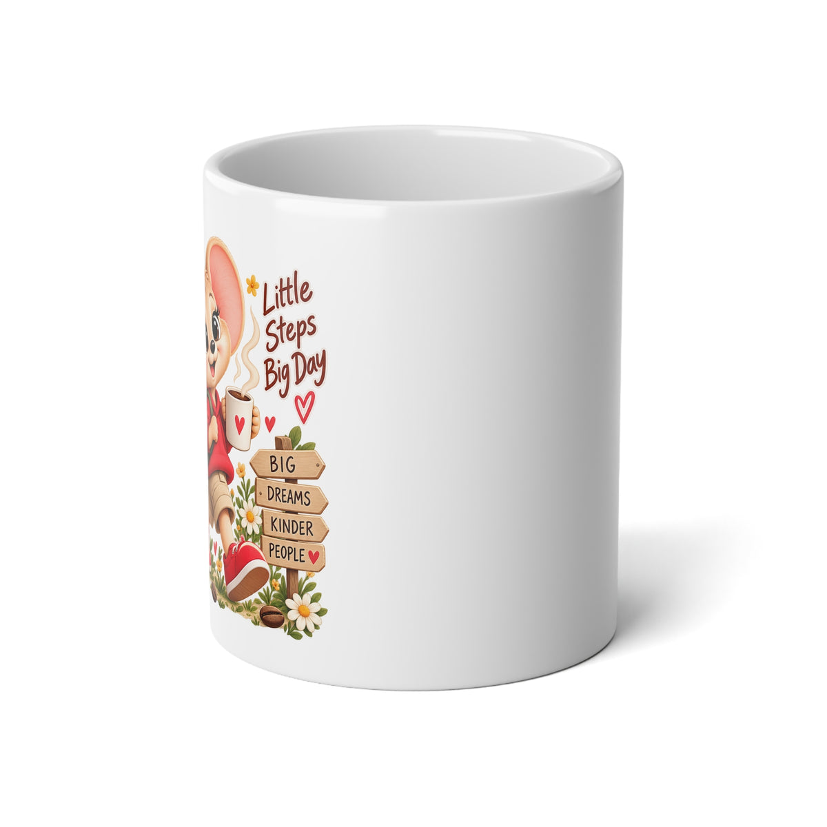 20oz “Big Dreams, Kinder People” jumbo mug, main view