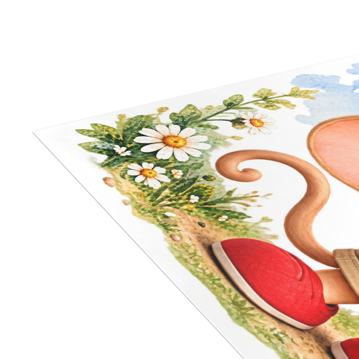 “Curious Always” mouse postcard, view 8