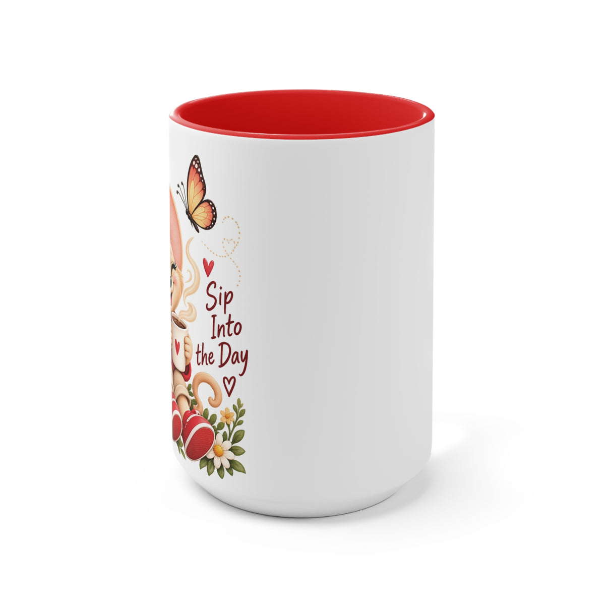 “Sip Into the Day” mouse coffee mug, view 2