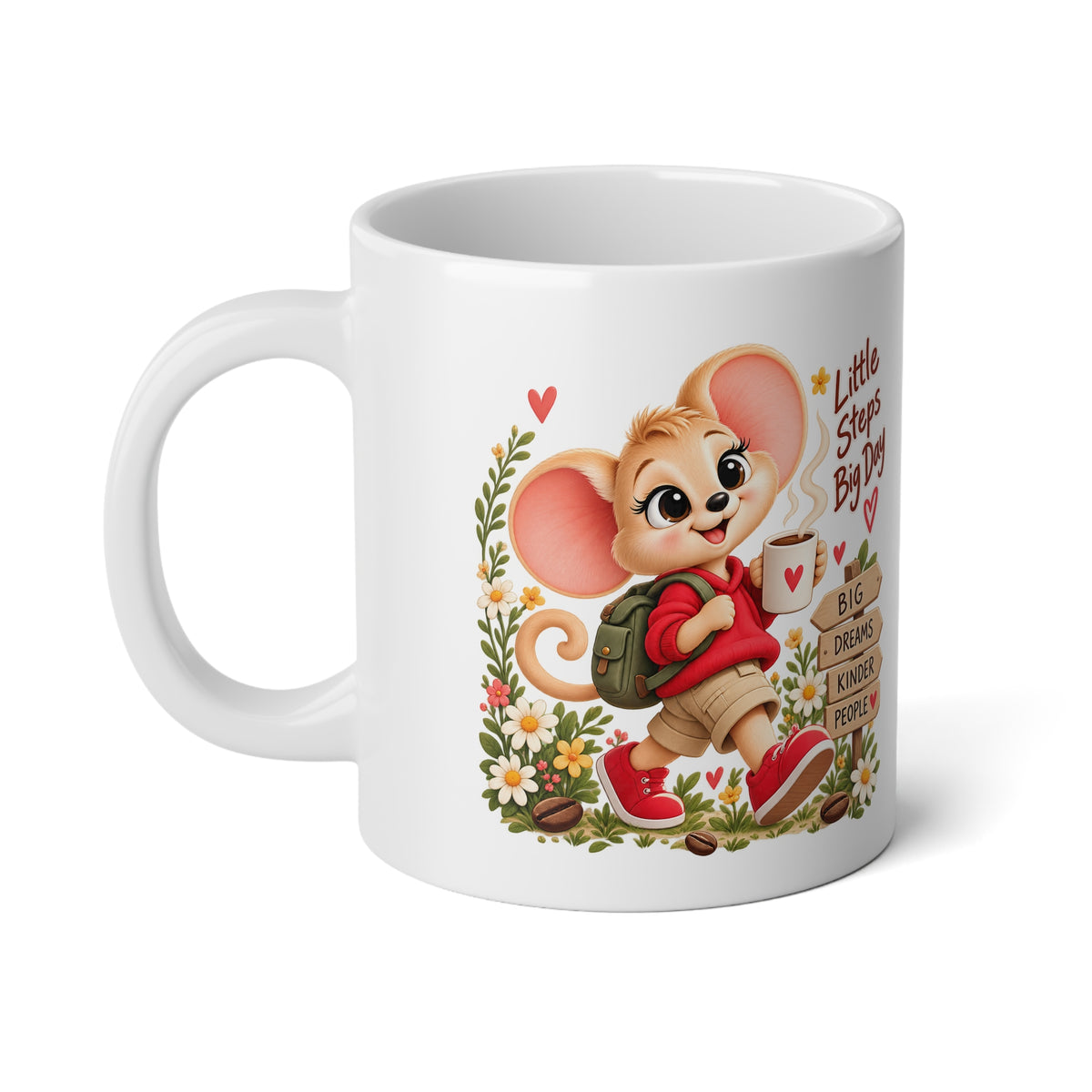 20oz “Big Dreams, Kinder People” jumbo mug, view 3